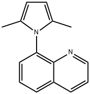 8-(2,5-dimethyl-1H-pyrrol-1-yl)quinoline 结构式