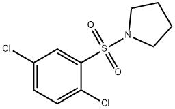 1-[(2,5-dichlorophenyl)sulfonyl]pyrrolidine 结构式