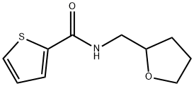 N-(tetrahydro-2-furanylmethyl)-2-thiophenecarboxamide 结构式