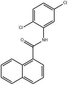 N-(2,5-dichlorophenyl)-1-naphthamide 结构式