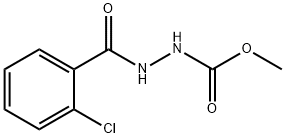 methyl 2-(2-chlorobenzoyl)hydrazinecarboxylate 结构式