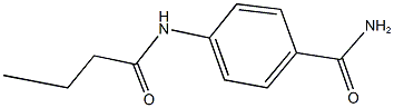 4-(butyrylamino)benzamide 结构式