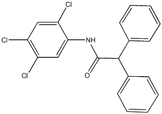 2,2-diphenyl-N-(2,4,5-trichlorophenyl)acetamide 结构式