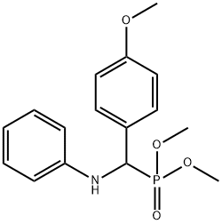 dimethyl anilino(4-methoxyphenyl)methylphosphonate 结构式