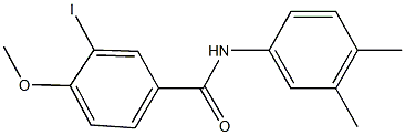 N-(3,4-dimethylphenyl)-3-iodo-4-methoxybenzamide 结构式
