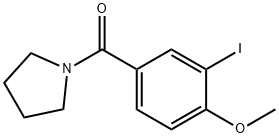 1-(3-iodo-4-methoxybenzoyl)pyrrolidine 结构式