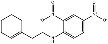 N-[2-(1-cyclohexen-1-yl)ethyl]-2,4-dinitroaniline 结构式