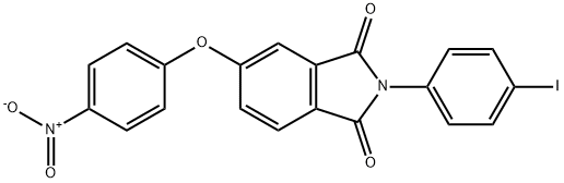 5-{4-nitrophenoxy}-2-(4-iodophenyl)-1H-isoindole-1,3(2H)-dione 结构式