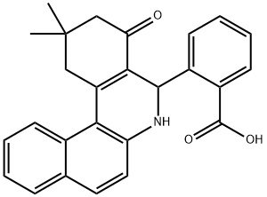 2-(2,2-dimethyl-4-oxo-1,2,3,4,5,6-hexahydrobenzo[a]phenanthridin-5-yl)benzoic acid 结构式