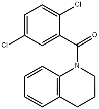 1-(2,5-dichlorobenzoyl)-1,2,3,4-tetrahydroquinoline 结构式