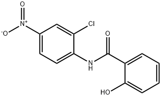N-{2-chloro-4-nitrophenyl}-2-hydroxybenzamide 结构式