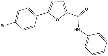 5-(4-bromophenyl)-N-phenyl-2-furamide 结构式