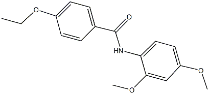 N-(2,4-dimethoxyphenyl)-4-ethoxybenzamide 结构式