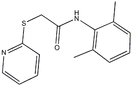 N-(2,6-dimethylphenyl)-2-(2-pyridinylsulfanyl)acetamide 结构式