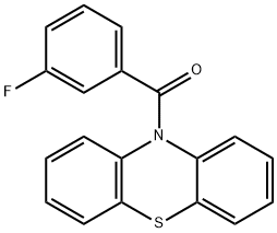 10-(3-fluorobenzoyl)-10H-phenothiazine 结构式