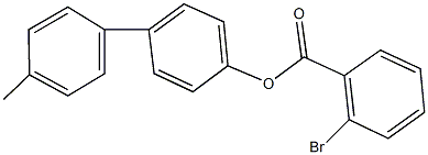 4'-methyl[1,1'-biphenyl]-4-yl 2-bromobenzoate 结构式