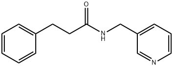 3-phenyl-N-(3-pyridinylmethyl)propanamide 结构式