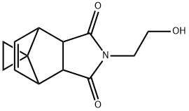 4-(2-hydroxyethyl)-spiro[4-azatricyclo[5.2.1.0~2,6~]dec-8-ene-10,1'-cyclopropane]-3,5-dione 结构式