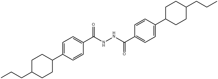 4-(4-propylcyclohexyl)-N'-[4-(4-propylcyclohexyl)benzoyl]benzohydrazide 结构式