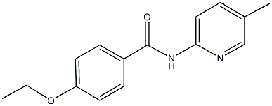 4-ethoxy-N-(5-methyl-2-pyridinyl)benzamide 结构式