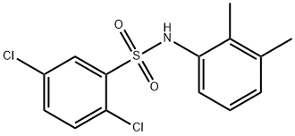 2,5-dichloro-N-(2,3-dimethylphenyl)benzenesulfonamide 结构式