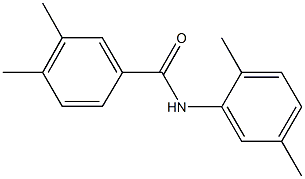 N-(2,5-dimethylphenyl)-3,4-dimethylbenzamide 结构式