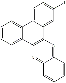 2-iododibenzo[a,c]phenazine 结构式