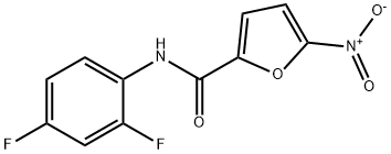 N-(2,4-difluorophenyl)-5-nitrofuran-2-carboxamide 结构式