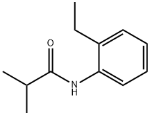 N-(2-ethylphenyl)-2-methylpropanamide 结构式