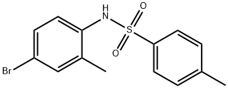 N-(4-bromo-2-methylphenyl)-4-methylbenzenesulfonamide 结构式