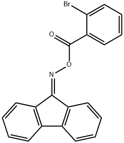 9H-fluoren-9-one O-(2-bromobenzoyl)oxime 结构式