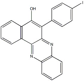 6-(4-iodophenyl)benzo[a]phenazin-5-ol 结构式