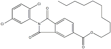 decyl 2-(2,5-dichlorophenyl)-1,3-dioxo-5-isoindolinecarboxylate 结构式