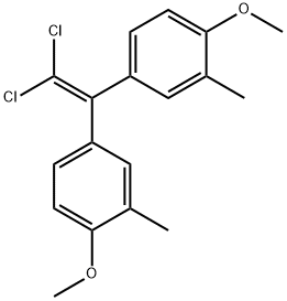 4-[2,2-dichloro-1-(4-methoxy-3-methylphenyl)vinyl]-1-methoxy-2-methylbenzene 结构式