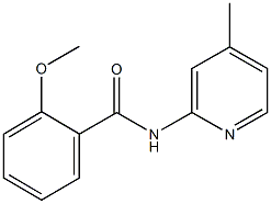 2-methoxy-N-(4-methylpyridin-2-yl)benzamide 结构式