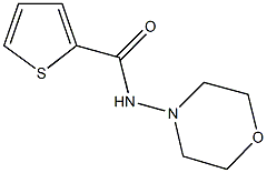 N-(4-morpholinyl)-2-thiophenecarboxamide 结构式