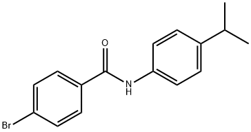 4-bromo-N-(4-isopropylphenyl)benzamide 结构式