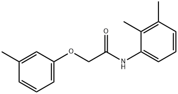 N-(2,3-dimethylphenyl)-2-(3-methylphenoxy)acetamide 结构式