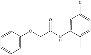 N-(5-chloro-2-methylphenyl)-2-phenoxyacetamide 结构式