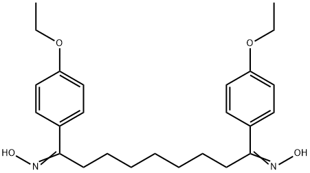 1,9-bis(4-ethoxyphenyl)-1,9-nonanedione dioxime 结构式