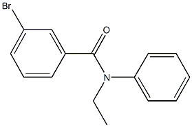 3-bromo-N-ethyl-N-phenylbenzamide 结构式