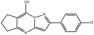 2-(4-chlorophenyl)-6,7-dihydro-5H-cyclopenta[d]pyrazolo[1,5-a]pyrimidin-8-ol 结构式
