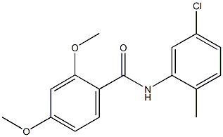 N-(5-chloro-2-methylphenyl)-2,4-dimethoxybenzamide 结构式