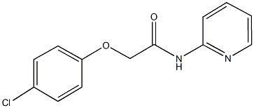 2-(4-chlorophenoxy)-N-(2-pyridinyl)acetamide 结构式