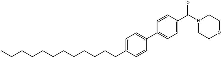 4-[(4'-dodecyl[1,1'-biphenyl]-4-yl)carbonyl]morpholine 结构式