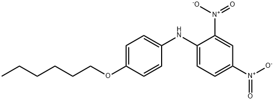 N-[4-(hexyloxy)phenyl]-2,4-dinitroaniline 结构式