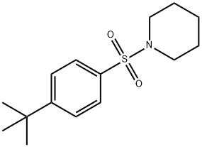 1-[(4-tert-butylphenyl)sulfonyl]piperidine 结构式