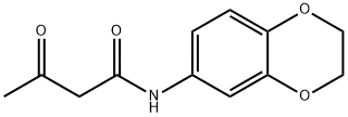 N-(2,3-dihydro-1,4-benzodioxin-6-yl)-3-oxobutanamide 结构式