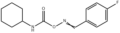 1-[({[(cyclohexylamino)carbonyl]oxy}imino)methyl]-4-fluorobenzene 结构式