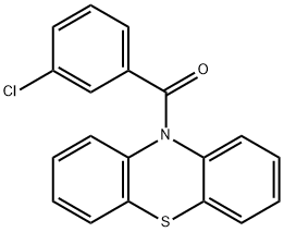 10-(3-chlorobenzoyl)-10H-phenothiazine 结构式